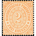Numeral in oval - Germany / Old German States / North German Confederation 1869 - 2