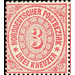 Numeral in oval - Germany / Old German States / North German Confederation 1869 - 3