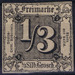 Numeral in square - Germany / Old German States / Thurn und Taxis 1858