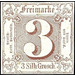 Numeral in square - Germany / Old German States / Thurn und Taxis 1861 - 3