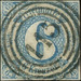 Numeral in square - Germany / Old German States / Thurn und Taxis 1862 - 6