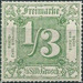 Numeral in square - Germany / Old German States / Thurn und Taxis 1863