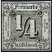 Numeral in square - Germany / Old German States / Thurn und Taxis 1864