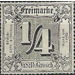 Numeral in square - Germany / Old German States / Thurn und Taxis 1866