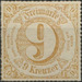 Numeral in square - Germany / Old German States / Thurn und Taxis 1866 - 9