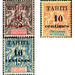 Oceanic Settlements stamps Overprinted - Polynesia / Tahiti 1903 Set