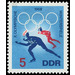 Olympic Winter Games, Grenoble  - Germany / German Democratic Republic 1968 - 5 Pfennig