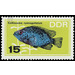 ornamental fish  - Germany / German Democratic Republic 1966 - 15 Pfennig