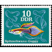 Ornamental fish: guppies (Poecilia reticulata)  - Germany / German Democratic Republic 1976 - 10 Pfennig