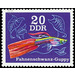 Ornamental fish: guppies (Poecilia reticulata)  - Germany / German Democratic Republic 1976 - 20 Pfennig