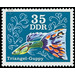 Ornamental fish: guppies (Poecilia reticulata)  - Germany / German Democratic Republic 1976 - 35 Pfennig