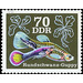 Ornamental fish: guppies (Poecilia reticulata)  - Germany / German Democratic Republic 1976 - 70 Pfennig