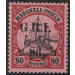 overprint on Ship SMS &quot;Hohenzollern&quot; - Micronesia / Marshall Islands, German Administration 1914 - 8