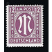 Permanent mark series M in the oval  - Germany / Western occupation zones / American zone 1945 - 12 Pfennig