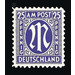 Permanent mark series M in the oval  - Germany / Western occupation zones / American zone 1945 - 25 Pfennig