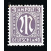 Permanent mark series M in the oval  - Germany / Western occupation zones / American zone 1945 - 3 Pfennig