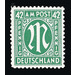 Permanent mark series M in the oval  - Germany / Western occupation zones / American zone 1945 - 42 Pfennig