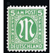 Permanent mark series M in the oval  - Germany / Western occupation zones / American zone 1945 - 5 Pfennig