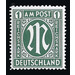 Permanent mark series M in the oval  - Germany / Western occupation zones / American zone 1946 - 100 Pfennig