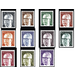 Permanent series: Federal President Gustav Heinemann  - Germany / Federal Republic of Germany 1970 Set