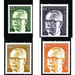 Permanent series: Federal President Gustav Heinemann  - Germany / Federal Republic of Germany 1972 Set