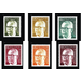 Permanent series: Federal President Gustav Heinemann  - Germany / Federal Republic of Germany 1973 Set