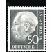 Permanent series: Federal President Theodor Heuss  - Germany / Federal Republic of Germany 1954 - 50 Pfennig