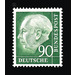 Permanent series: Federal President Theodor Heuss  - Germany / Federal Republic of Germany 1954 - 90 Pfennig