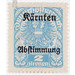 plebiscite  - Austria / Republic of German Austria / German-Austria 1920 - 2 Krone