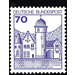 Postage stamp: castles and palaces  - Germany / Federal Republic of Germany 1977 - 70 Pfennig