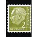 Postage stamp: Federal President Theodor Heuss  - Germany / Federal Republic of Germany 1954 - 2 Pfennig