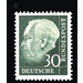 Postage stamp: Federal President Theodor Heuss  - Germany / Federal Republic of Germany 1957 - 30