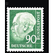 Postage stamp: Federal President Theodor Heuss  - Germany / Federal Republic of Germany 1957 - 90