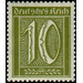 Postage stamp set  - Germany / Deutsches Reich 1921 - 10 Pfennig