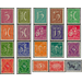 Postage stamp set  - Germany / Deutsches Reich 1921 Set