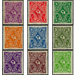 Postage stamp set  - Germany / Deutsches Reich 1922 Set