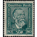 Postage stamp set  - Germany / Deutsches Reich 1924 - 80 Rentenpfennig