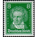 Postage stamp set  - Germany / Deutsches Reich 1927 - 8 Rentenpfennig