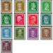 Postage stamp set  - Germany / Deutsches Reich 1927 Set