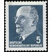 Postage stamps: Chairman of the State Council Walter Ulbricht  - Germany / German Democratic Republic 1961 - 5 Pfennig