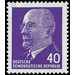 Postage stamps: Chairman of the State Council Walter Ulbricht  - Germany / German Democratic Republic 1963 - 40 Pfennig