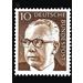 Postage stamps: Federal President Gustav Heinemann  - Germany / Federal Republic of Germany 1970 - 10 Pfennig