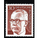 Postage stamps: Federal President Gustav Heinemann  - Germany / Federal Republic of Germany 1971 - 30 Pfennig