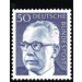 Postage stamps: Federal President Gustav Heinemann  - Germany / Federal Republic of Germany 1971 - 50 Pfennig