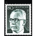 Postage stamps: Federal President Gustav Heinemann  - Germany / Federal Republic of Germany 1971 - 80 Pfennig