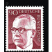 Postage stamps: Federal President Gustav Heinemann  - Germany / Federal Republic of Germany 1971 - 90 Pfennig