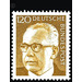 Postage stamps: Federal President Gustav Heinemann  - Germany / Federal Republic of Germany 1972 - 120 Pfennig