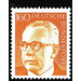 Postage stamps: Federal President Gustav Heinemann  - Germany / Federal Republic of Germany 1972 - 160 Pfennig