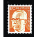 Postage stamps: Federal President Gustav Heinemann  - Germany / Federal Republic of Germany 1972 - 170 Pfennig