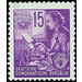 Postage stamps: five-year plan  - Germany / German Democratic Republic 1953 - 15 Pfennig